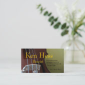 Bassist-Visitenkarte Visitenkarte (Stehend Vorderseite)