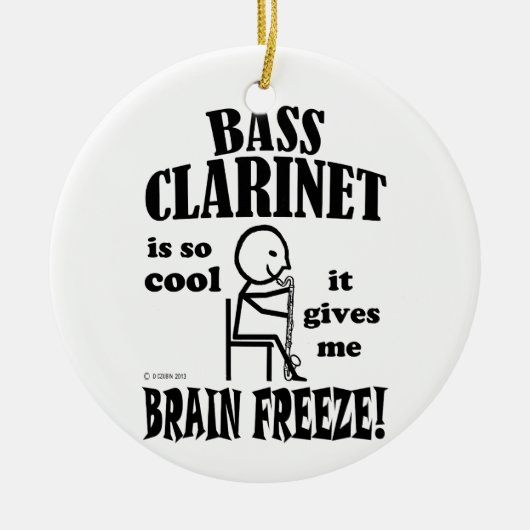 Bassklarinette, Brain Freeze Keramikornament (Vorne)