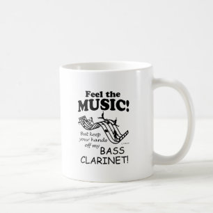 Bassklarinette-Gefühl die Musik Kaffeetasse