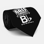 Bassklarinette-Geschenk - lustiges Krawatte (Gerollt)