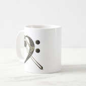 Basskleber-Muskelinstrument Kaffeetasse (Vorderseite Links)