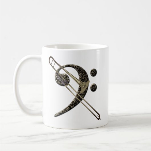 Basskleber-Muskelinstrument Kaffeetasse (Links)