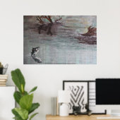 Basskrümmung Poster (Heimbüro)