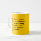 basslove kaffeetasse (Vorderseite Links)