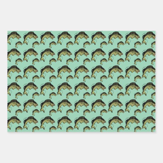 Bassmuster-Bundle Geschenkpapier Set (Vorderseite 3)