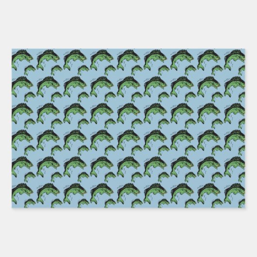 Bassmuster-Bundle Geschenkpapier Set (Vorderseite 2)