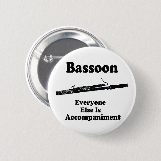 Basson Geschenk Button (Vorne & Hinten)