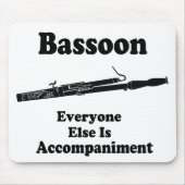 Basson Geschenk Mousepad (Vorne)