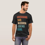 Basson Legend Dad Husband Bassoonist T-Shirt (Vorne ganz)