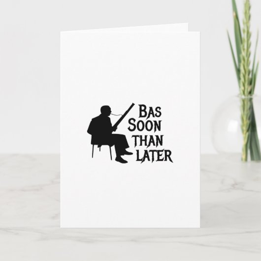 Bassoon als Spater Bassoon Pub Karte (Vorderseite)