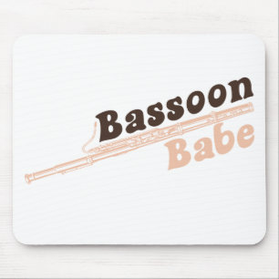 Bassoon Babe Mousepad
