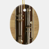 Bassoon befestigt Verzierungs-Anhänger Keramikornament (Hinten)