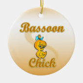 Bassoon Chick Keramik Ornament (Vorne)