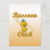 Bassoon Chick Postkarte (Vorderseite)