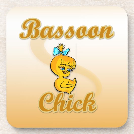 Bassoon Chick Untersetzer (Vorderseite)