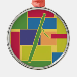 Bassoon Colorblocks Verzierung Ornament Aus Metall