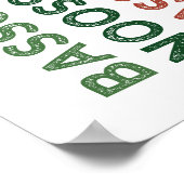 Bassoon Colorful Poster (Ecke)