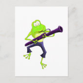 Bassoon Frog Postkarte (Vorderseite)