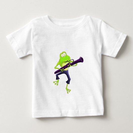 Bassoon-Frosch Baby T-shirt (Vorderseite)