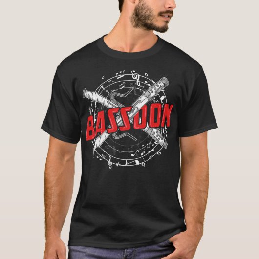 Bassoon Funny for Women Wind Orchestra Men  T-Shirt (Vorderseite)
