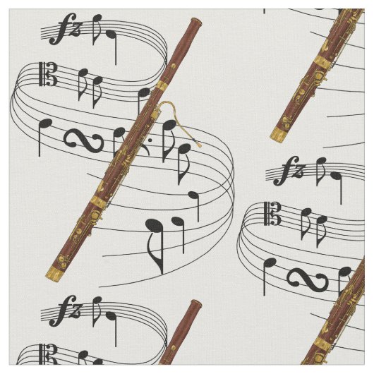 Bassoon-Gewebe Stoff (Nahaufnahme)