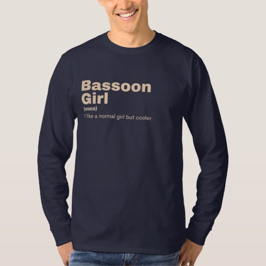 Bassoon Girl - Bassoon T-Shirt (Vorderseite)
