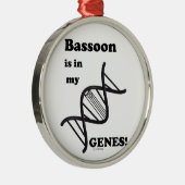 Bassoon in meinen Genen Ornament Aus Metall (Rechts)