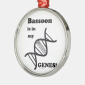 Bassoon in meinen Genen Ornament Aus Metall (Links)