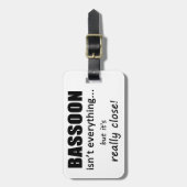 Bassoon ist nicht alles gepäckanhänger (Vorderseite vertikal)