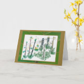 Bassoon Karte (Gelbe Blume)