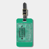 Bassoon-Lizenz Gepäckanhänger (Vorderseite vertikal)