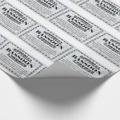 Bassoon-Lizenz Geschenkpapier (Ecke)