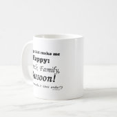 Bassoon macht mich glücklich kaffeetasse (Vorderseite Links)