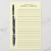 Bassoon Music Teacher Briefpapier (Vorderseite)