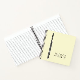 Bassoon Music Teacher Notizblock