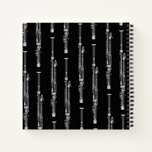 Bassoon Music Teacher Notizblock (Rückseite)