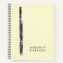 Bassoon Music Teacher Notizblock