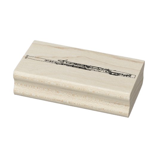 Bassoon Musician Music Teacher Woodwind Gummistempel (Stempel)