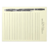 Bassoon Musician Music Teacher Woodwind Notizblock (Vorderseite)