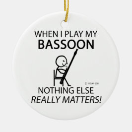 Bassoon Nichts ist wichtig Keramik Ornament