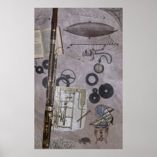 Bassoon or Spater Steampunk Karneval Poster (Vorne)