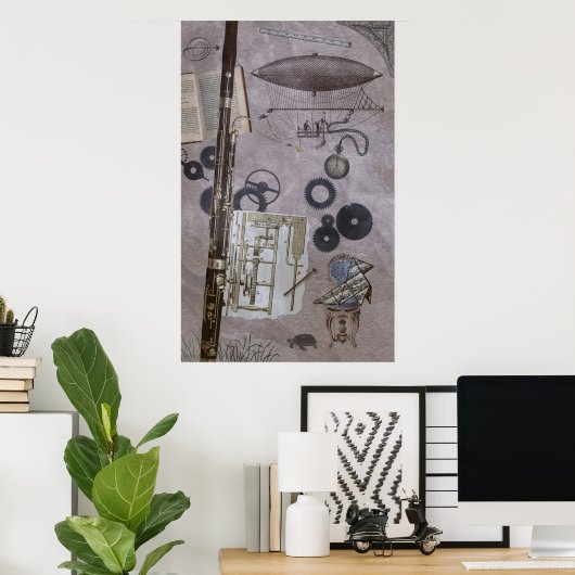 Bassoon or Spater Steampunk Karneval Poster (Heimbüro)