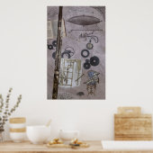Bassoon or Spater Steampunk Karneval Poster (Küche)