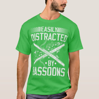 Bassoon Player Orchestra leicht von Bass abgelenkt T-Shirt