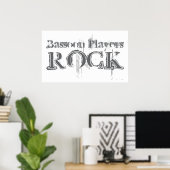 Bassoon Players Rock Poster (Heimbüro)