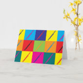 Bassoon Pop Art Karte (Gelbe Blume)