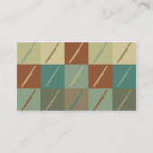 Bassoon-Pop-Kunst Visitenkarte (Rückseite)