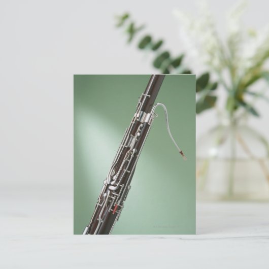 Bassoon Postkarte (Stehend Vorderseite)