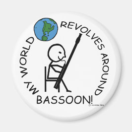 Bassoon - Revolten rund um die Welt Magnet