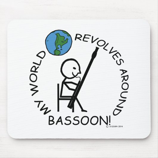 Bassoon - Revolten rund um die Welt Mousepad (Vorne)